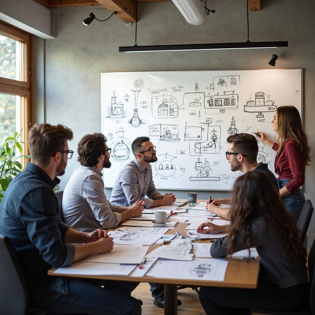 Team Brainstorming Session